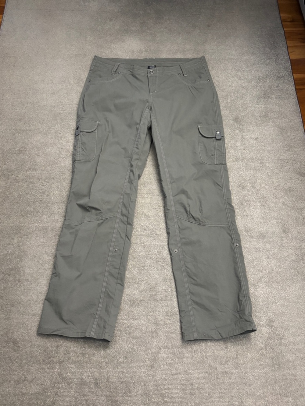 Kuhl Splash Roll-Up Pants Outdoor Cargo Hiking Sage Green